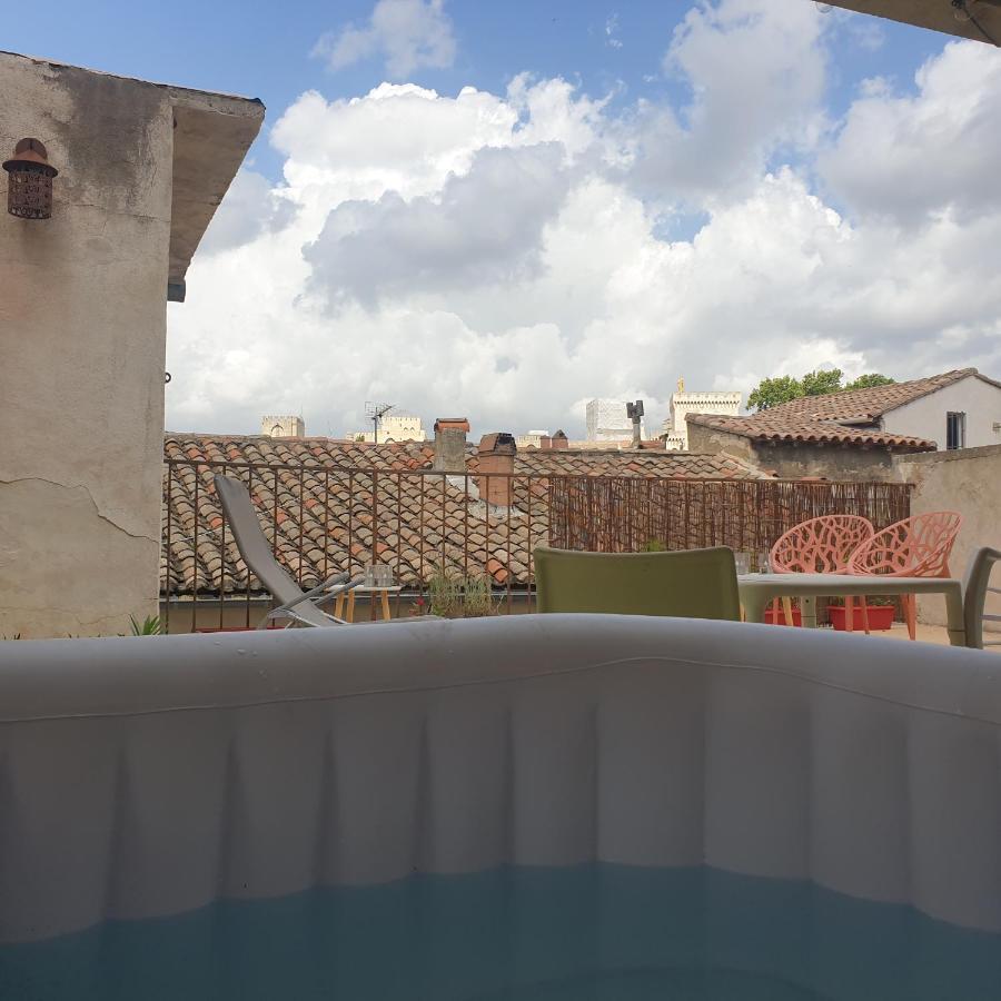 Maison Intra Muros, Terrasses Avec Vue Jaccuzzi Et Garage Avignon Ngoại thất bức ảnh